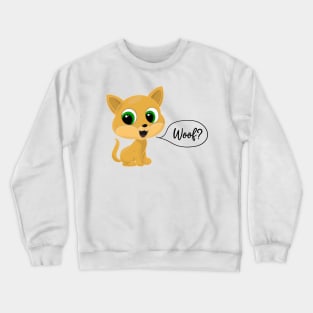 Confused Kitty Crewneck Sweatshirt